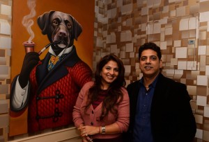 Deepak Chawla Critterati CEO & Owner with wife Jaanwi Chawla