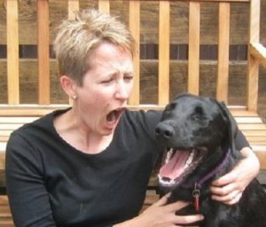 An article by K9 magazine talks about how active dogs yawn to fill their bodies with action. Deep breathing fills the lungs and increases oxygen flow to the brain thereby increasing heart rate. Image - www.earthintransition.org