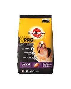 Pedigree Pro Adult Small Breed Dog Food 1.2 Kg