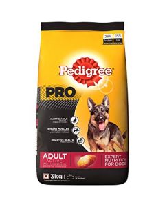 .Pedigree Pro Active Adult Dog Food 3 Kg