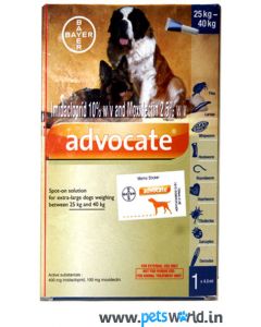 Bayer Advocate For External Parasites for XLarge Dogs - 25 to 40 kg