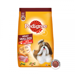 Pedigree Adult Small Dog Dry Food,  Lamb & Veg Flavour – 3 kg Pack