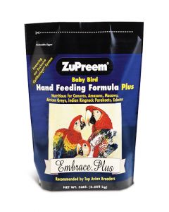 ZUPREEM Embrace Plus Hand Feeding Formula For Baby Bird 2.26 Kg