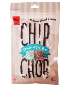 Chip Chops Chicken And Cod Fish Rolls Snacks 70 gms
