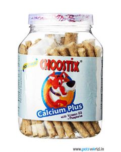 Choostix Calcium Plus Stylam Dog Treat 450 gms