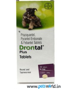 Bayer Drontal Plus Dewormer 20 tabs