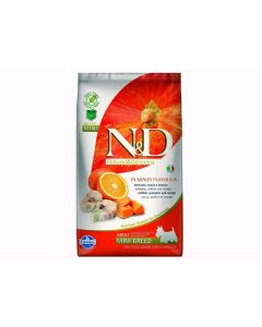 Farmina N&D Pumpkin Grain Free Codfish and Orange Mini Adult Dog Food, 0.8 kg