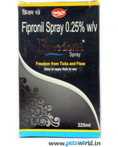 Venkys Freedom Spray Freedom from Ticks and Fleas 225 ml