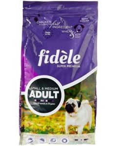 FIDELE Adult Small & Medium Breed Dog Food 1 Kg