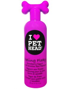 Pet Head Feeling Flaky Strawberry Yogurt Dry and Sensitive Skin Dog Shampoo 475 ml
