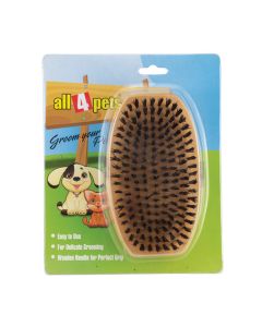 All4Pets Handled Wooden Brush Large