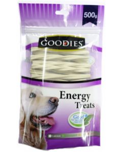 Goodies Dog Treats Calcium Triple Typed Twisted 500 gms