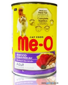MeO Seafood in Jelly Adult Cat Can Food 400 gms