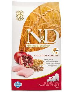 Farmina N&D Low Grain Chicken & Pomegranate Adult  Dog Food 2.5 kg (Mini)