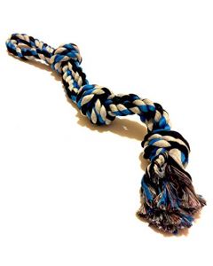 PET BRANDS Five Knot Cotton Rope 6 Ft