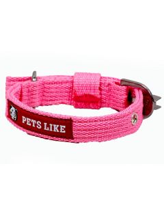 Pets Like Polyster Collar Pink 20 mm Small/Puppy