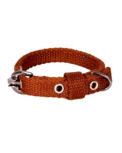 Pets Like Spun Polyster Collar Brown 15 mm Small/Puppy