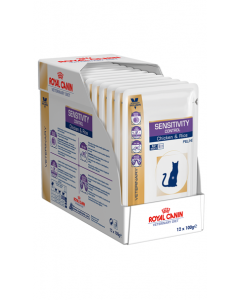 Royal Canin Veterinary Diet Wet Sensitivity Control Chicken And Rice Cat Food 1.2 Kg