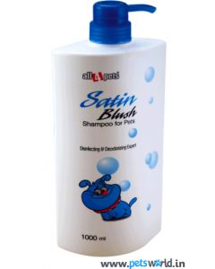 All4Pets Satin Blush Shampoo Disinfecting & Deodorizing Experts 1000 ml
