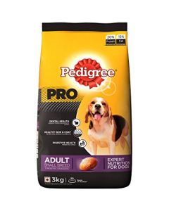 .Pedigree Pro Adult Small Breed Dog Food 3 Kg