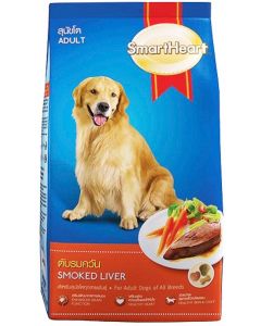SmartHeart Adult Dog Food Smoked Liver 10 Kg