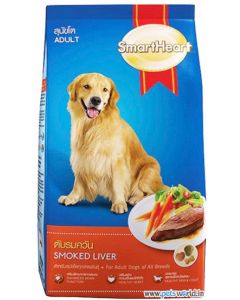 SmartHeart Adult Dog Food Smoked Liver 3 Kg