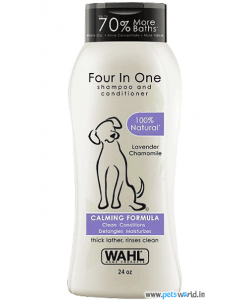 Wahl Four In One Shampoo And Conditioner For Dogs (709 ml)