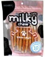 Dogaholic Milky  Chew Chicken Stick  Dog  Chew Treats 10 Pcs